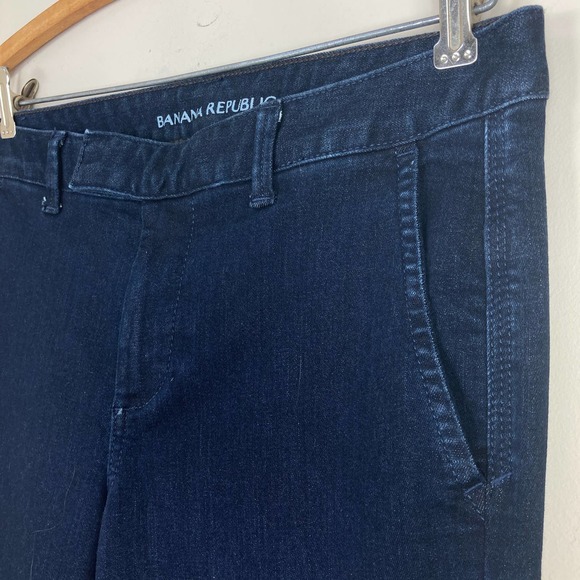 BANANA REPUBLIC Trouser Denim Jean Dark Wash 27 - Picture 4 of 11